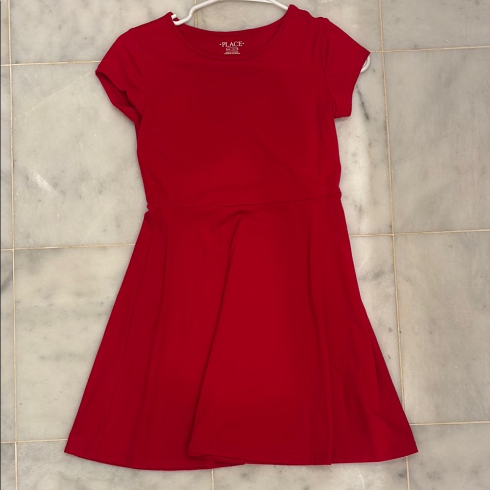 Children’s Place red skater dress size 10/12
